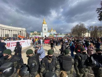Марш женщин начался в центре Киева / Strana.ua Марш женщин начался в центре Киева / Strana.ua