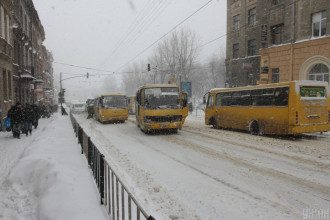 Сніг, маршрутка Сніг, маршрутка