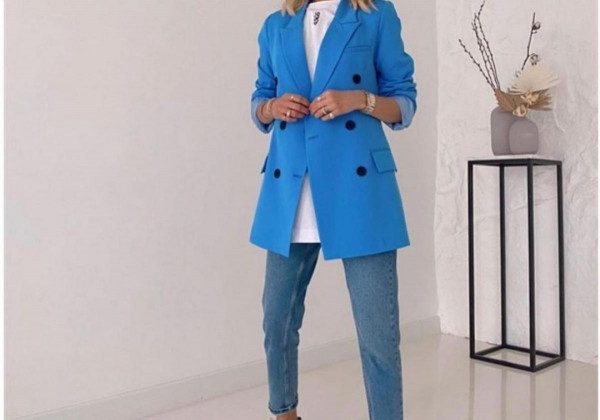 У моді великі жіночі піджаки: з чим носити яскравий тренд весни-літа