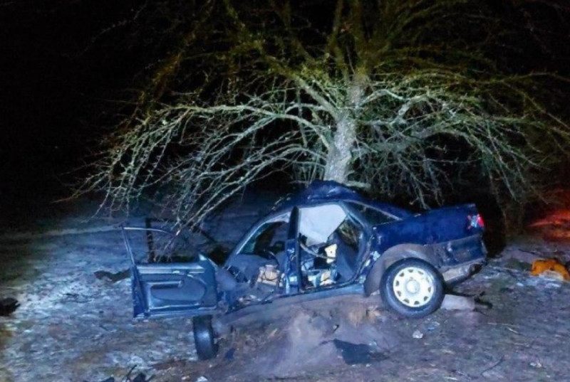 У Рівненській області підлітки на авто влетіли в дерево