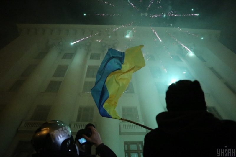 Стало известно, в чем обвиняют задержанного после погрома у ОП
