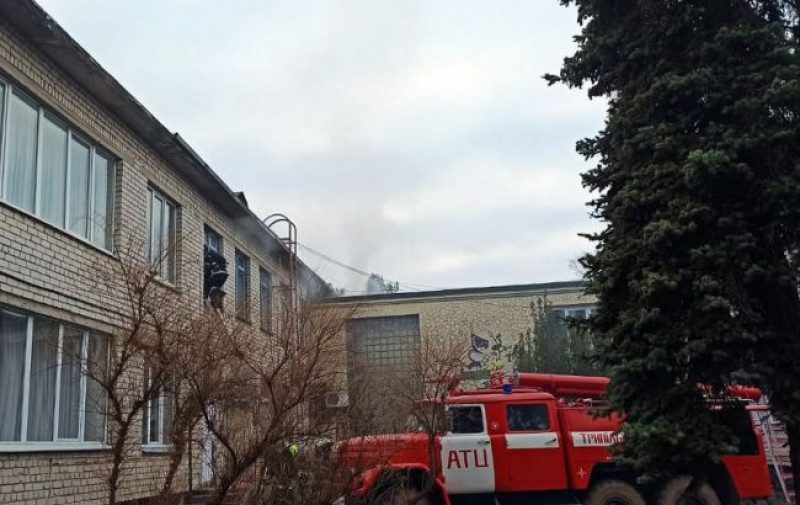 Под Киевом вспыхнул детский садик