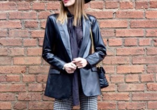 Модные кожаные куртки женские 2021