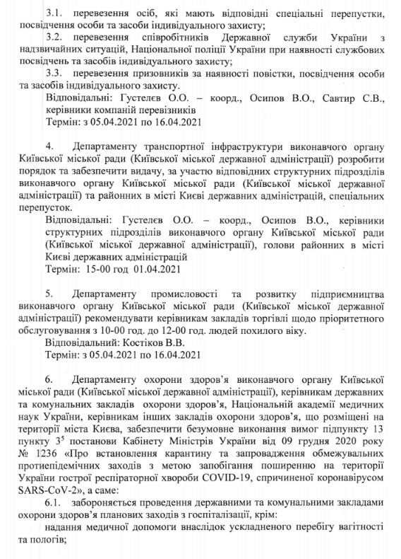 Рішення про локдаун у Києві Рішення про локдаун у Києві