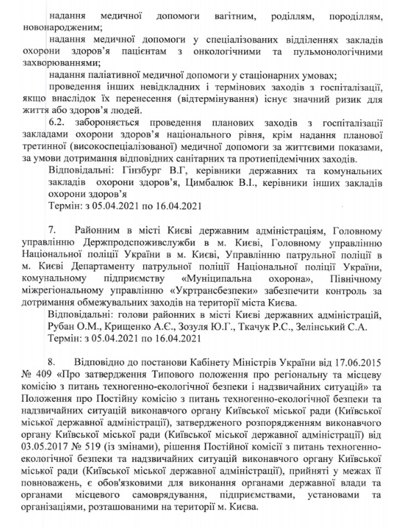 Рішення про локдаун у Києві Рішення про локдаун у Києві