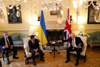 Зеленський і Джонсон Зеленський і Джонсон