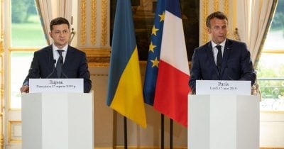 Зеленський і Макрон Зеленський і Макрон