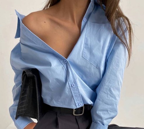 Модные рубашки женские 2021