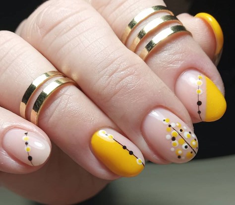 Желтый маникюр 2021 Желтый маникюр 2021