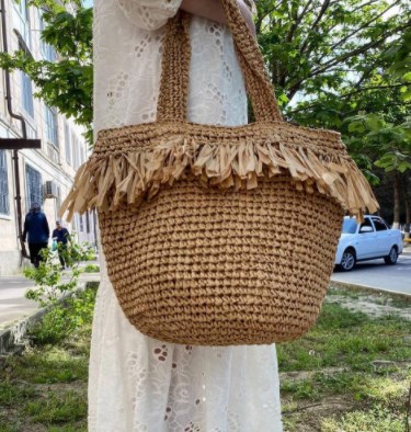 Модні солом'яні сумки 2021