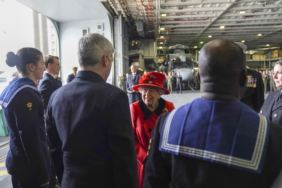 Елизавета II в Портсмуте