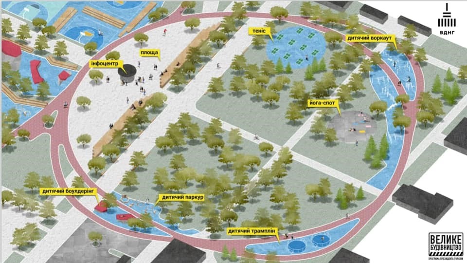 У Києві збудують сучасний урбан-парк У Києві збудують сучасний урбан-парк