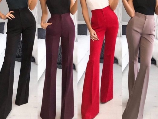 Модні штани-кльош літо 2021 Модні штани-кльош літо 2021