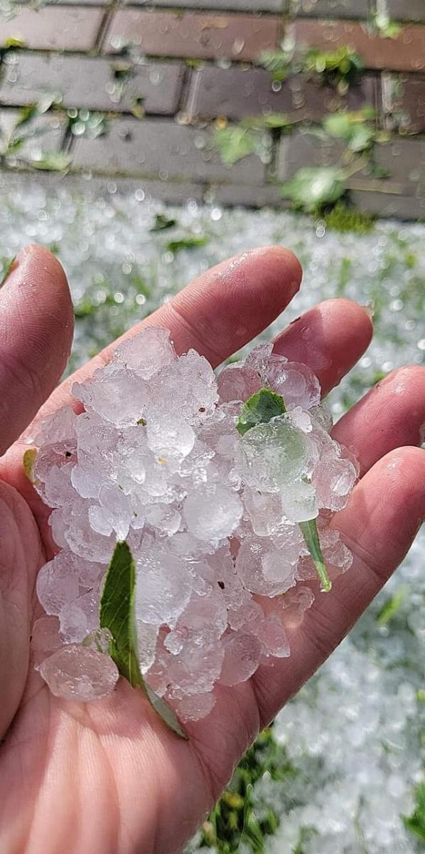 Нардеп поскаржилася на наслідки граду під Києвом