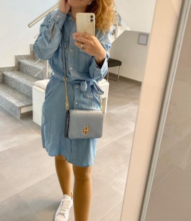 Модные джинсовые платья 2021