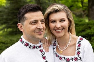 Елена Зеленская и Владимир Зеленский