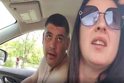 'Іди нах*й, гнида, бл*дь': у Дніпрі за кермом п'яна дружина копа вилаяла активіста