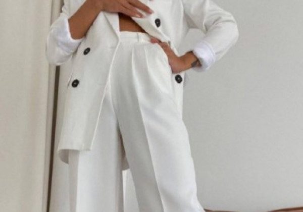 Модные белые брюки 2021