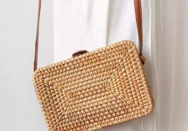 Модные соломенные сумки 2021