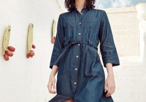 Модные джинсовые платья 2021