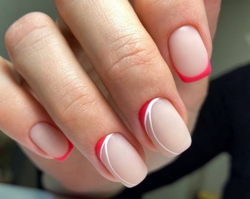 Модний французький манікюр літо 2021 Модний французький манікюр літо 2021