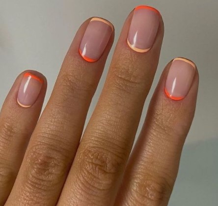 Модний французький манікюр літо 2021 Модний французький манікюр літо 2021