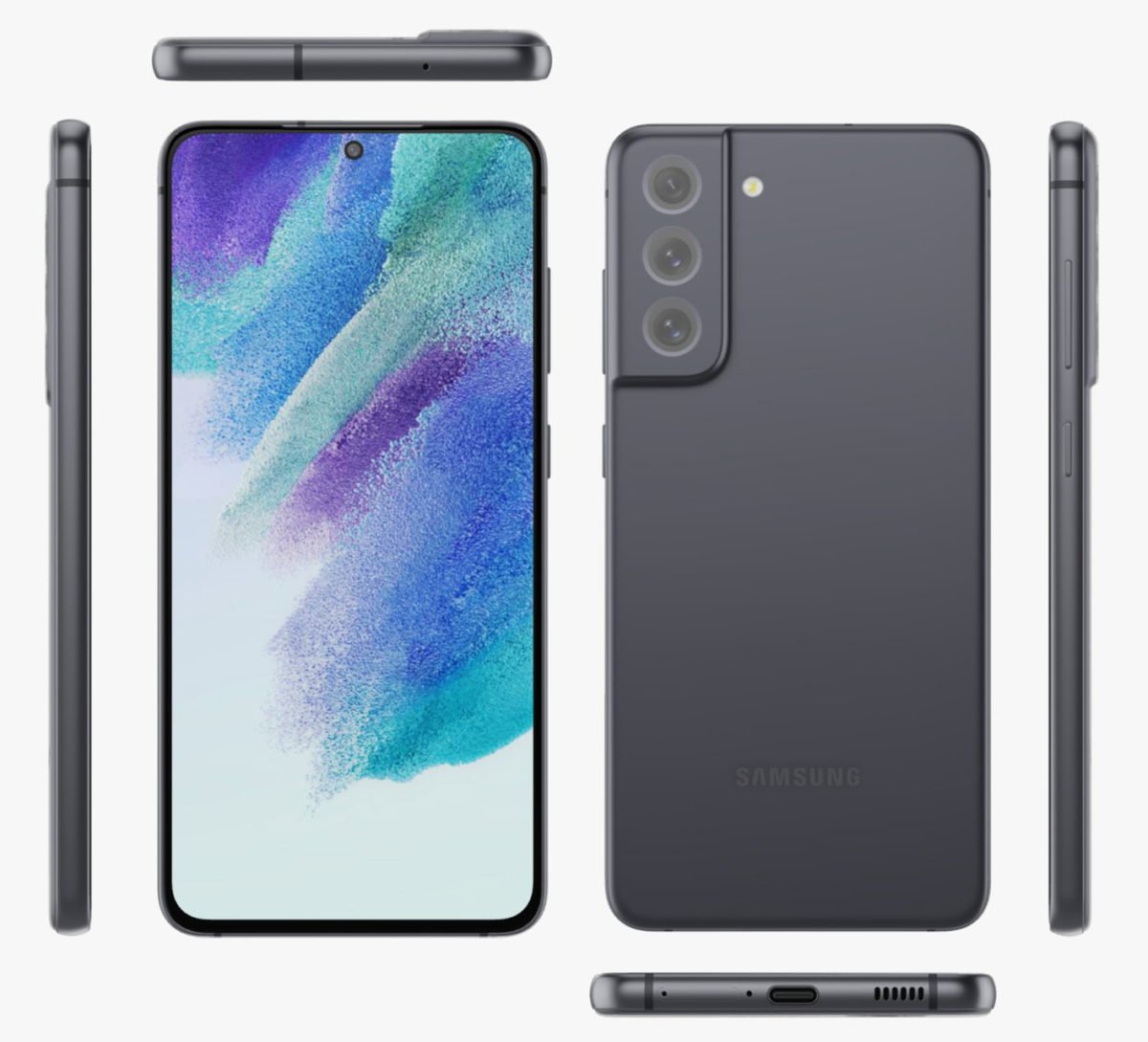 Фанатський флагман Samsung Galaxy S21 FE постав у всіх кольорах Фанатський флагман Samsung Galaxy S21 FE постав у всіх кольорах