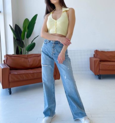 Модные прямые джинсы 2021 Модные прямые джинсы 2021