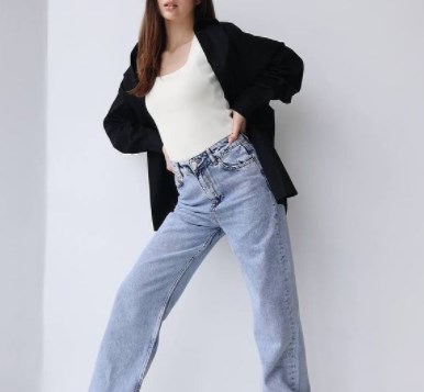 Модные прямые джинсы 2021 Модные прямые джинсы 2021