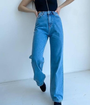 Модные прямые джинсы 2021 Модные прямые джинсы 2021