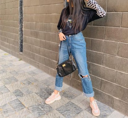 Модные прямые джинсы 2021 Модные прямые джинсы 2021