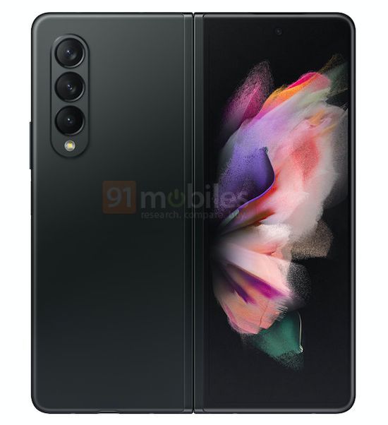 Підбірка офіційних рендерів Samsung Galaxy Z Fold 3