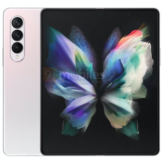 Підбірка офіційних рендерів Samsung Galaxy Z Fold 3