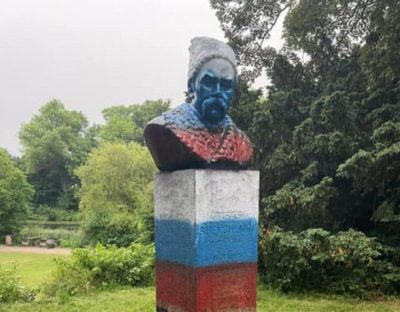 "До біса НАТО" : у Данії вандали осквернили пам'ятник Шевченку