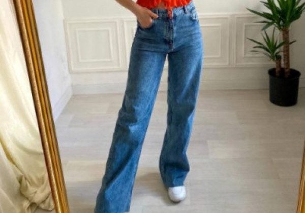 Модные прямые джинсы 2021 Модные прямые джинсы 2021