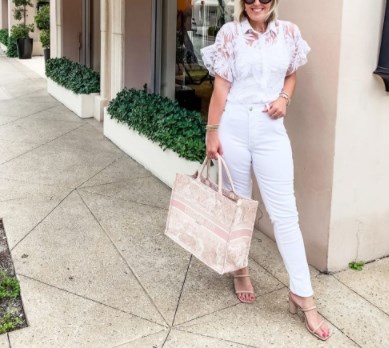 Модні білі джинси літо 2021