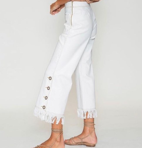 Модні білі джинси літо 2021