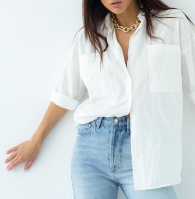 Модні білі жіночі сорочки Модні білі жіночі сорочки