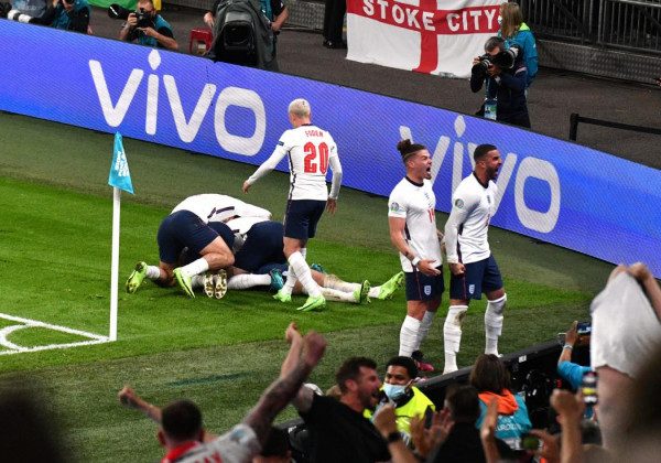 Півфінал Євро-2020 Англія - Данія: яскраві фото перемоги англійців