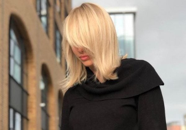 Стрижка на средние волосы длинный боб 2021 Стрижка на средние волосы длинный боб 2021