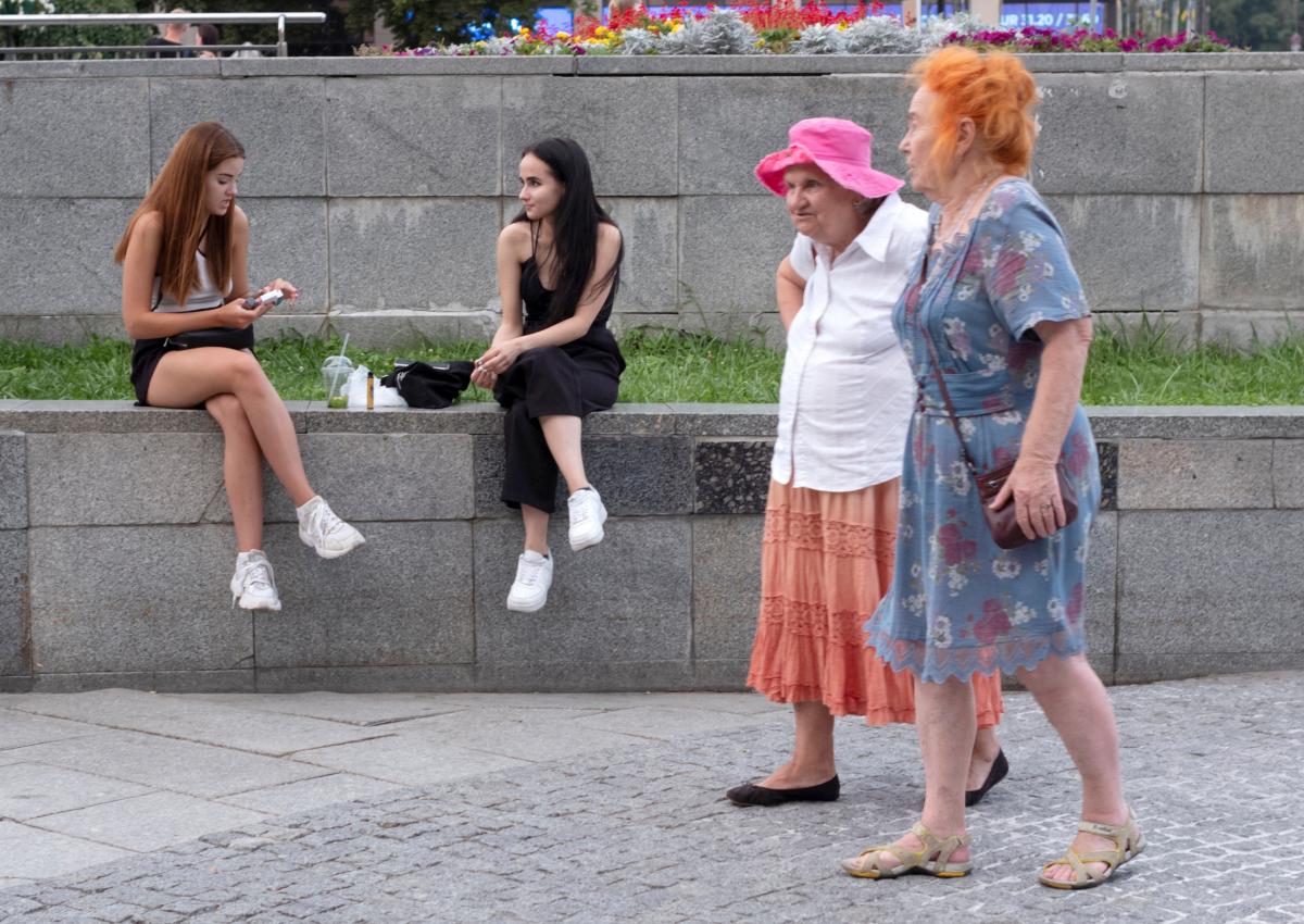 Киев, погода, лето  