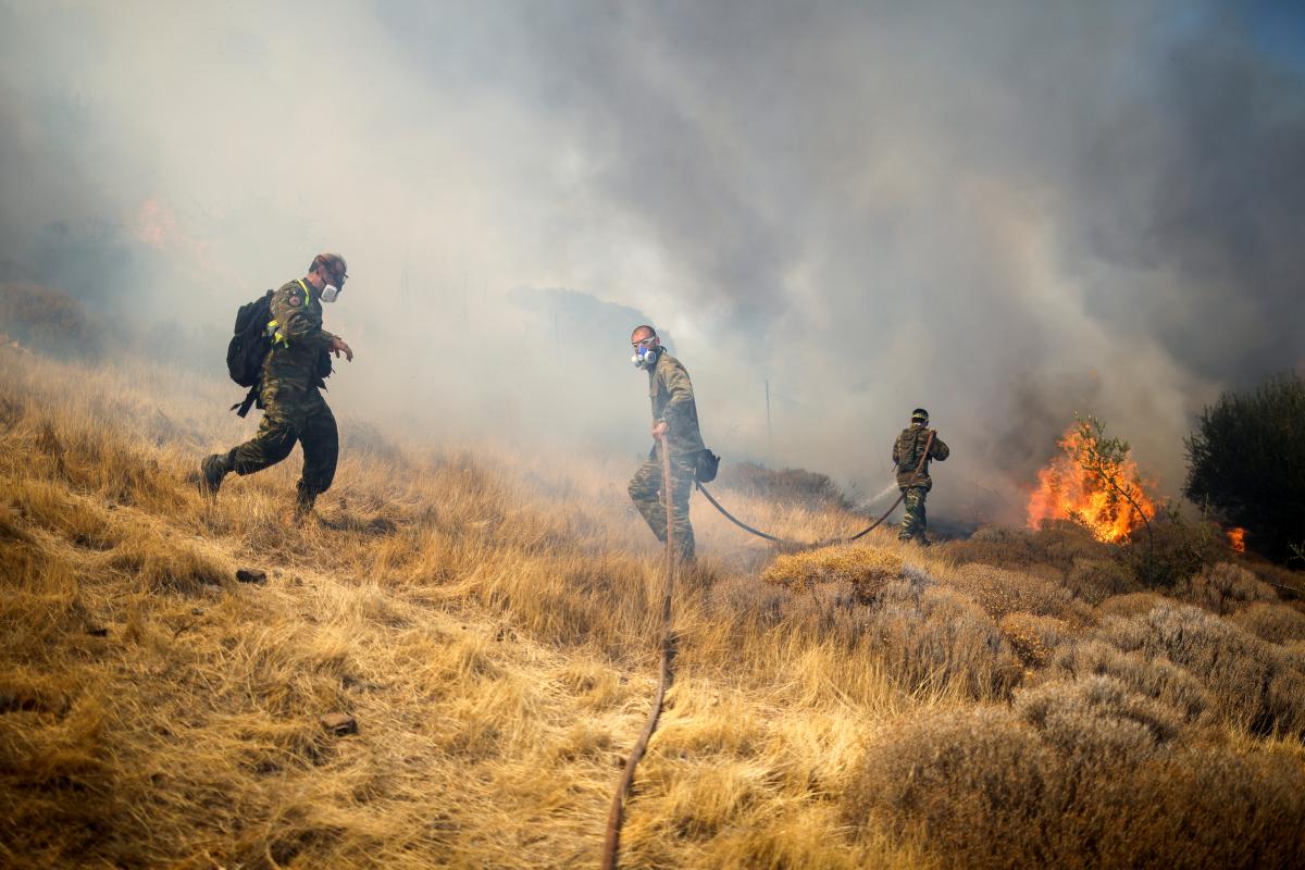 Пожар в Греции