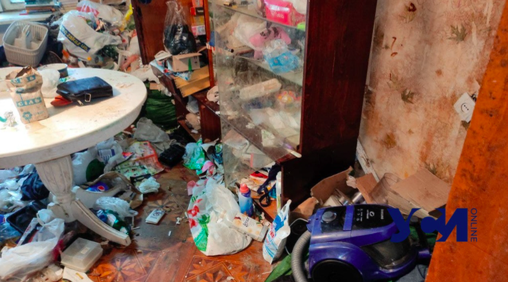 Зловонная квартира в Одессе