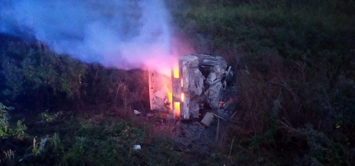 Жуткое ДТП c пожаром на Запорожье: погибли пять человек, среди них три ребенка