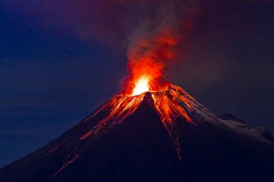 Извержение вулкана