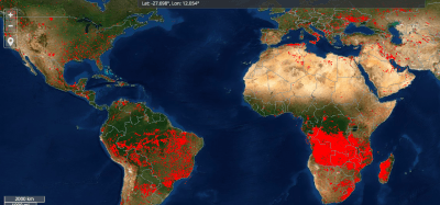 Землю накрили масштабні пожежі, п'ять з шести континентів - у вогні