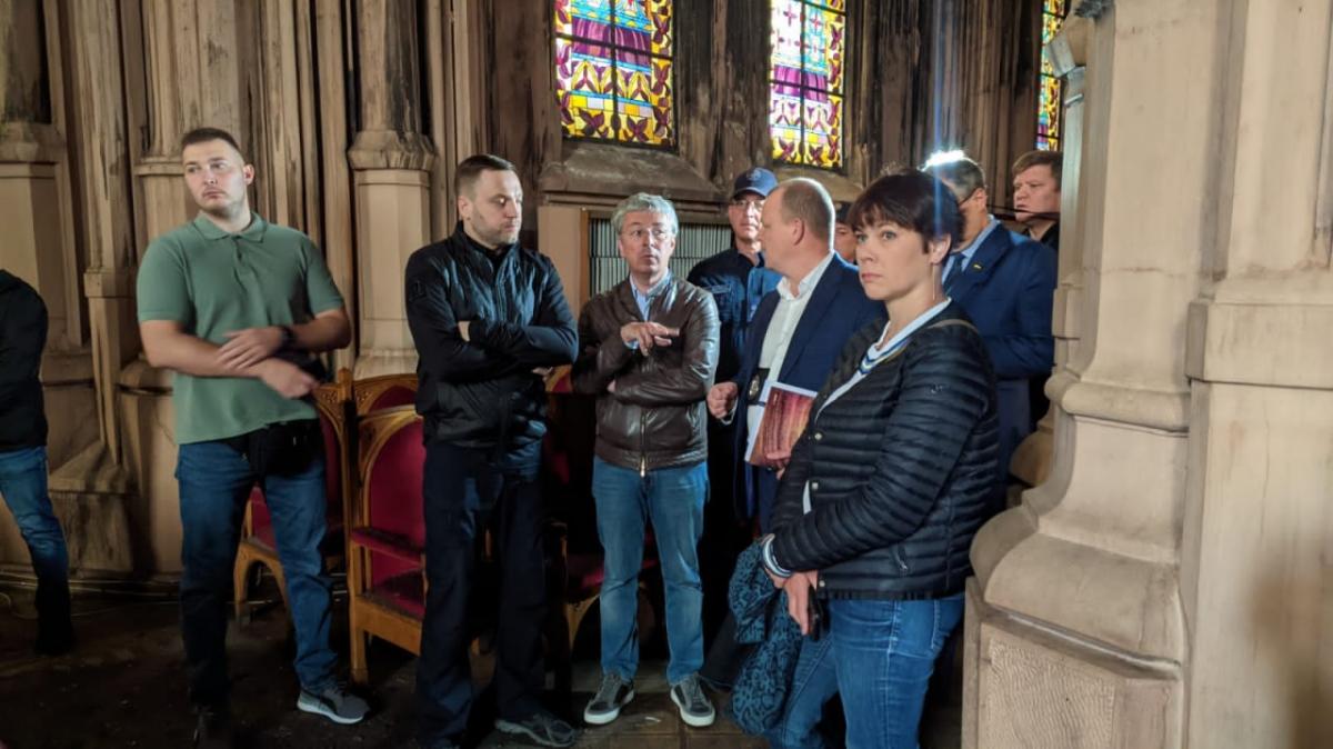 Пожар в костеле Святого Николая