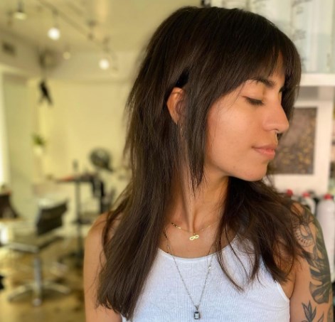 Модна стрижка на довге волосся 2021 напівшег Модна стрижка на довге волосся 2021 напівшег
