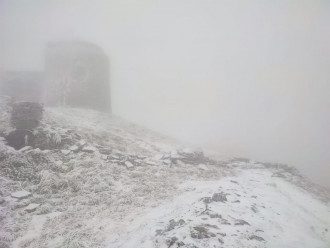 У Карпатах випав сніг