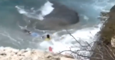 З'явилося відео порятунку українки, яка зробила смертельне селфі в Іспанії